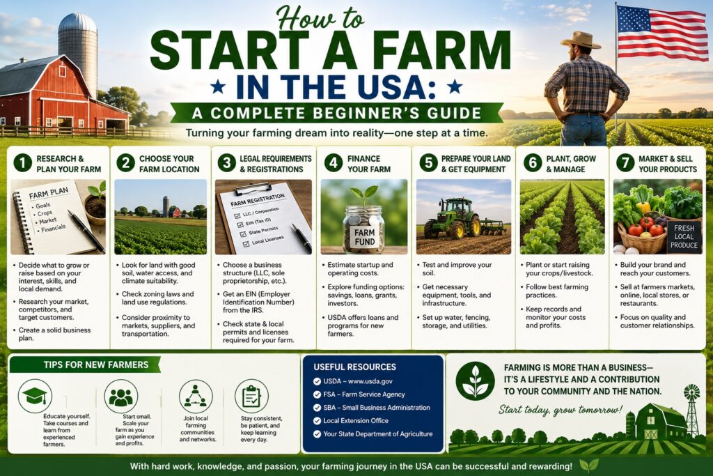 How to Start a Farm in the USA